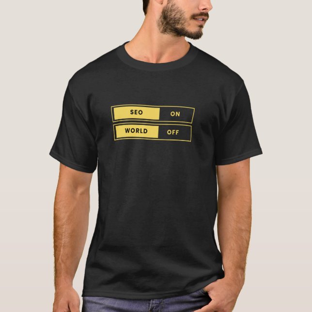 T-shirt SEO activé, monde désactivé (Devant)