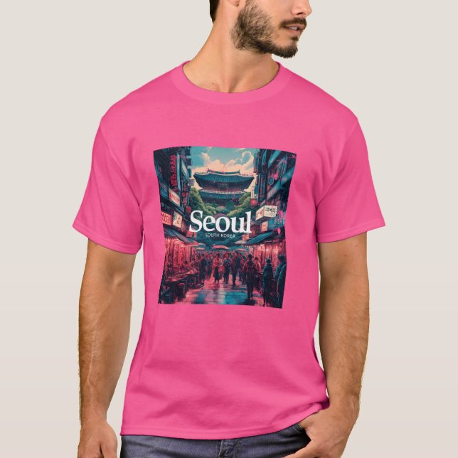 T-shirt Séoul Corée du Sud (Devant)