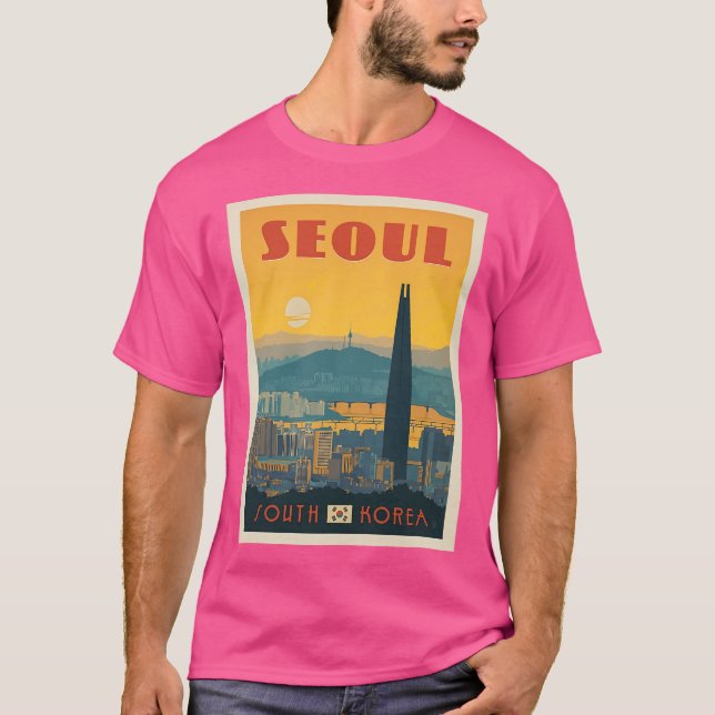 T-shirt Séoul - Corée du Sud (Devant)