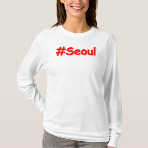 T-shirt "#Séoul" Joli Design. Acheter maintenant