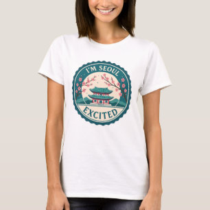 T-shirt Séoul, la Corée excitée