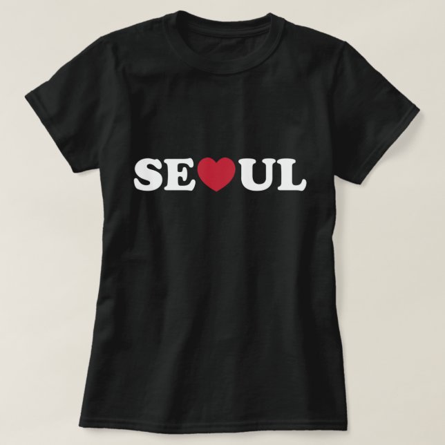 T-shirt Séoul Love Heart (Design devant)
