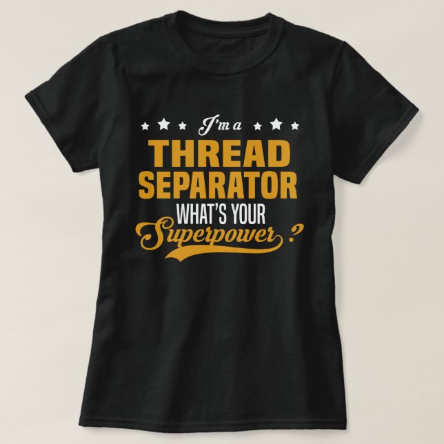 T-shirt Séparateur de filetage (Design devant)