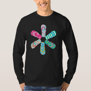 T-shirt Séparateur d'orteils Été Flip Flops Plage Mode