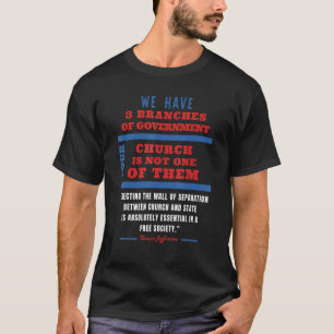 T-shirt Séparation De L'Église Et De L'État Défendre Notre
