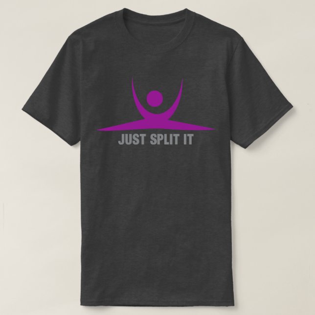 T-shirt Séparer Juste Il Abstrait Hanuman Asana Style Stre (Design devant)