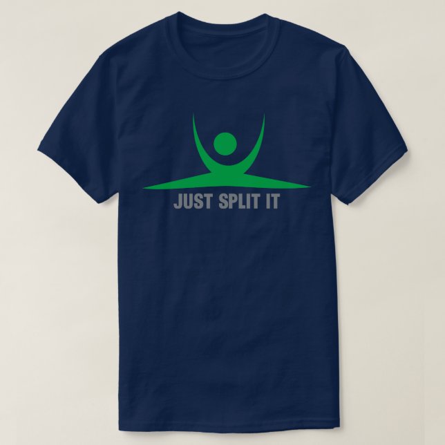 T-shirt Séparer Juste Il Abstrait Hanuman Asana Style Stre (Design devant)