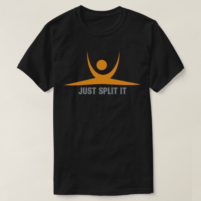 T-shirt Séparer Juste Il Abstrait Hanuman Asana Style Stre (Design devant)