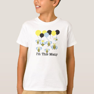 T-shirt Sept abeilles je suis ces beaucoup