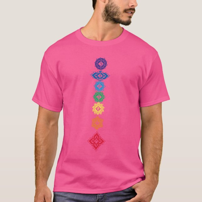 T-shirt Sept chakras 7 (Devant)