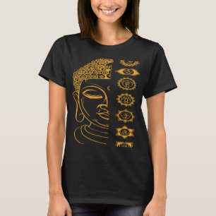 T-shirt Sept chakras Bouddha saint