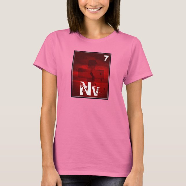 T-shirt Sept Filles Envy Envious Chemise Envieuse (Devant)