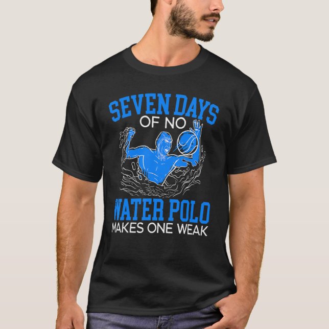 T-shirt Sept Jours De Pas De Polo Nautique Fait Un Sport F (Devant)