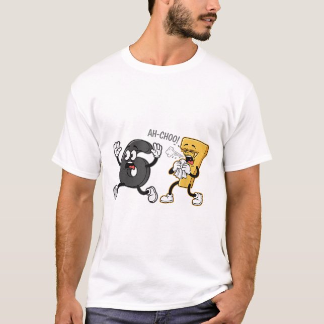 T-shirt Sept Malade Drôle 67 Six Sept Mème Pun Génération  (Devant)