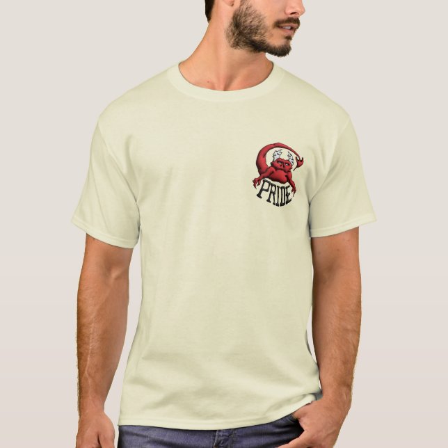 T-shirt Sept Péchés Capitaux Impression Vive Fierté (Devant)