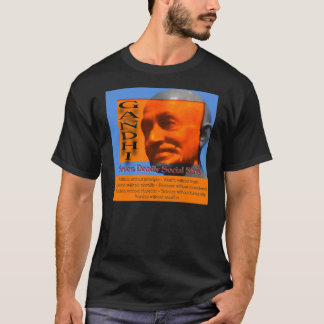 T-shirt Sept péchés extrêmement sociaux de Gandi