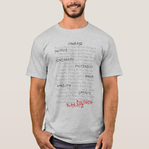 T-shirt Sept principes du Bushido