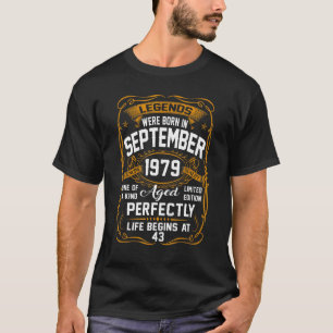 T-shirt Septembre 1979 43e anniversaire 43 ans Femmes