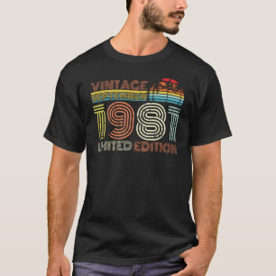 T-shirt Septembre 1981 Cadeau Vintage