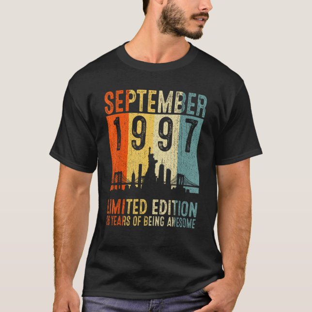 T-shirt Septembre 1997 26 Ans D'Être Incroyable 2 (Devant)