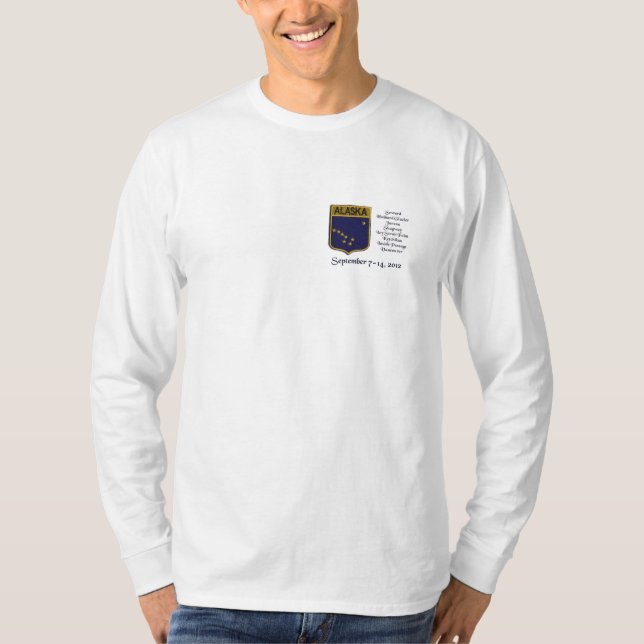 T-shirt Septembre 7-14, 2012 de rayonnement croisière de (Devant)