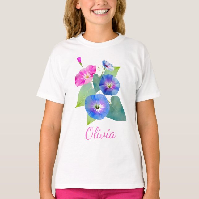T-shirt Septembre cadeaux de fleurs de naissance Gloire du (Devant)