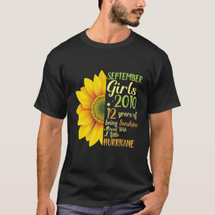 T-shirt Septembre Filles 2010 12 Ans Être ensoleillé Mixte