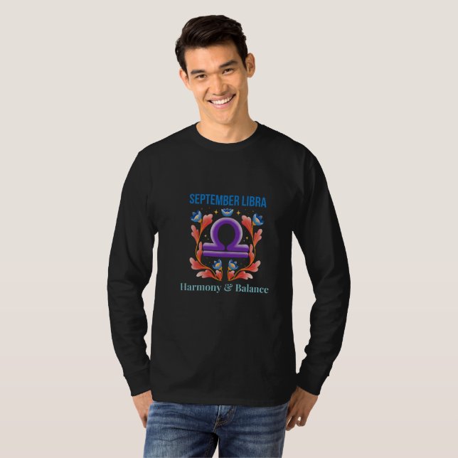 T-shirt septembre Libra : Hormone & Balance (Devant entier)