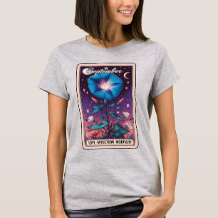 T-shirt Septembre Mois de naissance Fleur Matin Gloire T-s