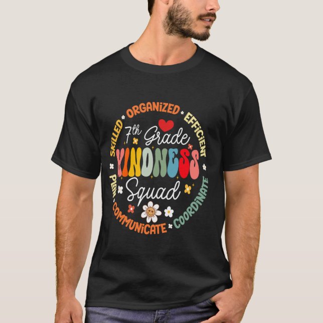 T-shirt Septième équipe d'enseignants 7e année d'école de  (Devant)