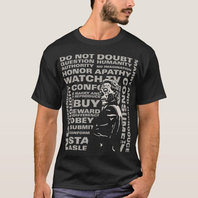 T-shirt Séquence d'ouverture rétro TV des années 60 de The (Devant)