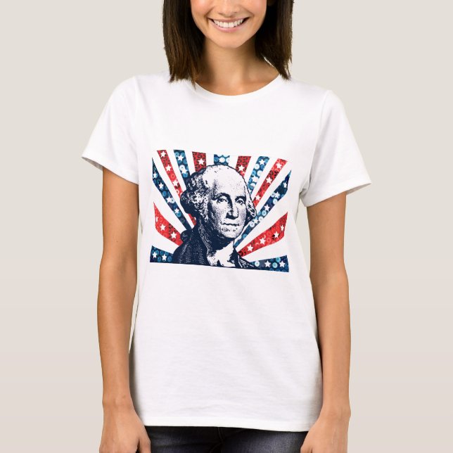 T-shirt séquin george washington (Devant)