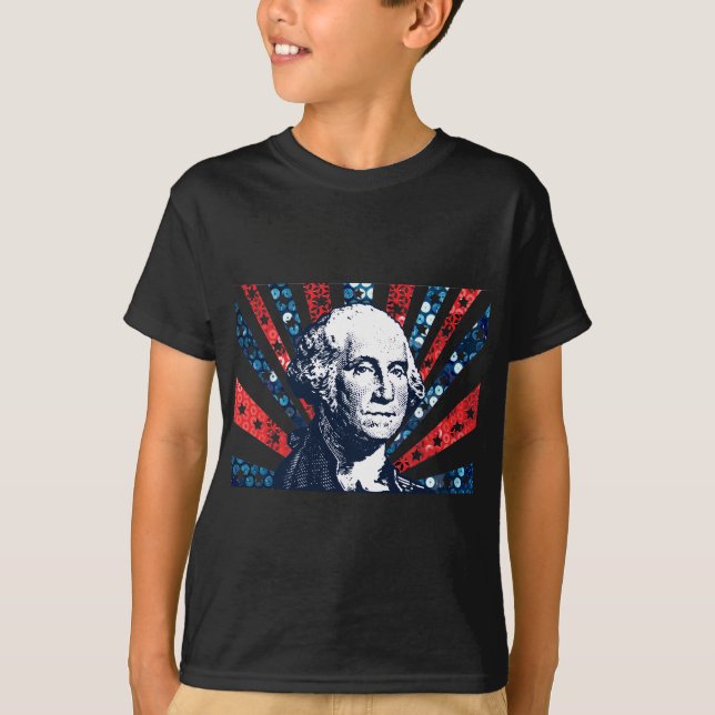T-shirt séquin george washington (Devant)