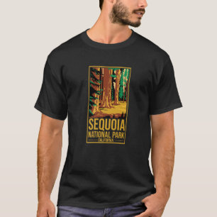 T-shirt Sequoia National Park Randonnée California Sequoia