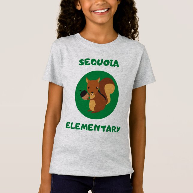 T-Shirt Séquoia Squirrel Kids T (Devant)