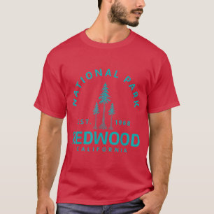 T-shirt Séquwood California National Park TCamping Hiking 