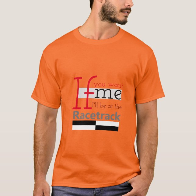 T-shirt Sera à l'hippodrome Personnaliser (Devant)