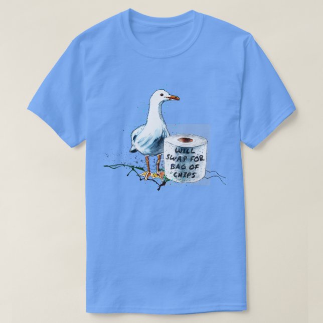 T-shirt Sera Échangée Pour Le Sac De Chips (Design devant)