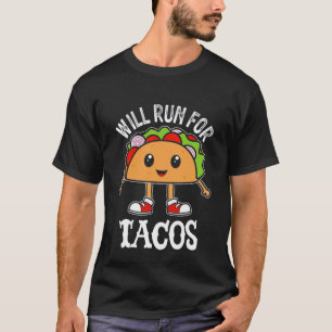 T-shirt Sera En Cours De Course Pour Tacos