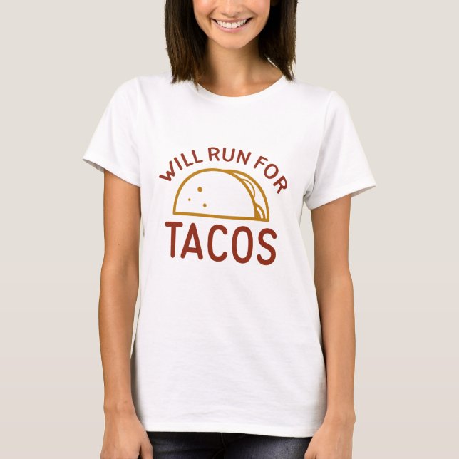 T-shirt Sera En Cours Pour Tacos (Devant)