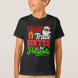 T-shirt Sera La Soeur À La Boîte De Noël