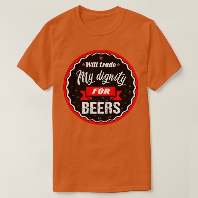 T-shirt Sera le commerce de l'autosuffisance pour les bièr (Design devant)