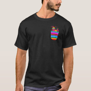 T-shirt Serape Pocket Pinata Mexicaine Fiesta Pas Un Réel