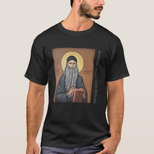 T-shirt Seraphim Rose Orthodox Christian (Devant)
