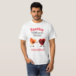 T-shirt Seras-tu ma Saint-Valentin ? Pour homme
