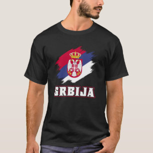 T-shirt Serbes Serbes Serbes Serbes Serbes Drapeau Serbe