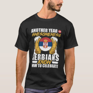 T-shirt Serbie Racines serbes Patrimoine serbe Fière Serbi