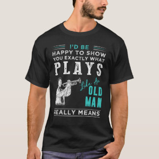 T-shirt Sérénade de trompette : Explorez les notes de viei