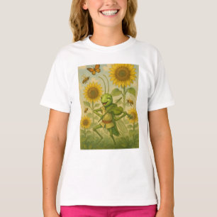 T-shirt Sérénade d'été : Joyeux violoniste de sauterelles