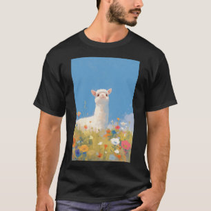 T-shirt Sérendipité printanière de l'alpaga